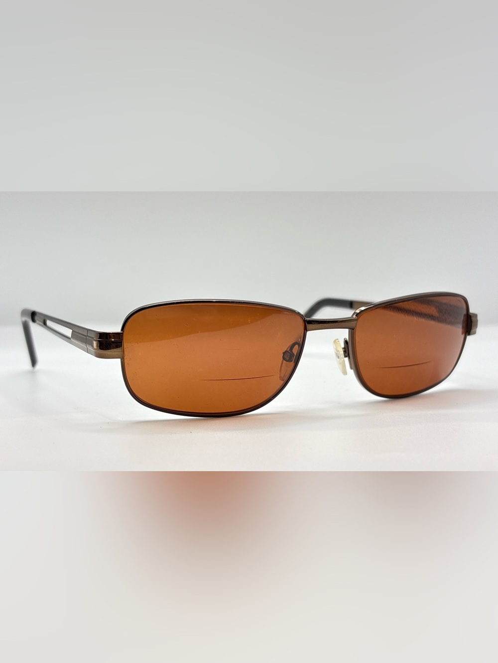 Perry Ellis PES102P-2 Brown Oval Sunglasses Frames Only